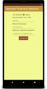 Hydrometer Temperature Adjustment screenshot 1