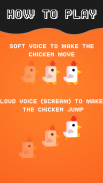 Super Chicken Scream Run 运行游戏 screenshot 3