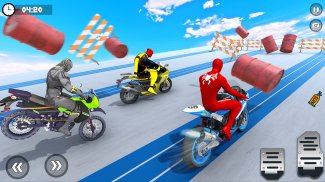 Superhero Bike Taxi Driving Sim Games 3D Taxi Game screenshot 0