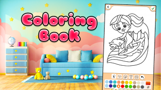 Painting and drawing: free coloring book game. screenshot 4