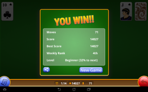 Classic Pyramid Solitaire screenshot 2