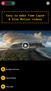 Time Lapse & Slow Motion Video Editor Pro screenshot 0