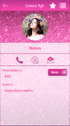 Pink Call Dialer and Receiver App screenshot 1