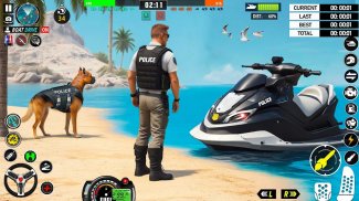 Police Boat Chase Crime Games screenshot 7