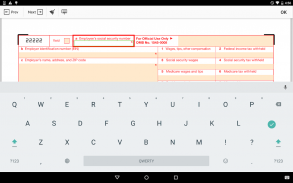 W-2 IRS PDF fillable Form screenshot 0