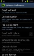 Netmemo Voice Recorder om DGK screenshot 1