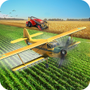 Flying Drone Farming Air Plane Icon