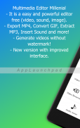 Multimedia Editor Millenial: Video, Images & Sound screenshot 13