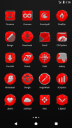 Bright Red Icon Pack screenshot 2