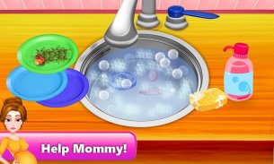 Mommy Baby grown & Care Kids Game screenshot 2