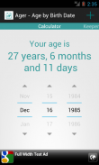 Ager - Age by Birth Date screenshot 0