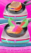 Rainbow Grilled Cheese Sandwich Maker! DIY cooking screenshot 3