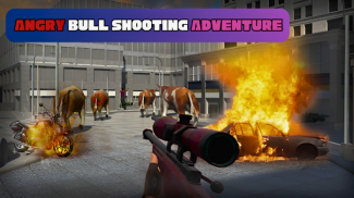 Angry Bull Fight Shooting Game screenshot 3