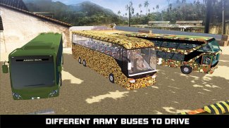 Offroad US Army Bus Transport screenshot 1