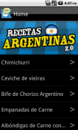 Recetas Argentinas 2.0 screenshot 0