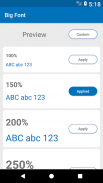 Big Font - Change Font Size - Larger Font screenshot 0