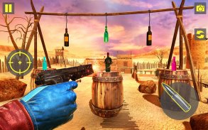 Real 3D Bottle Shooting Game screenshot 0