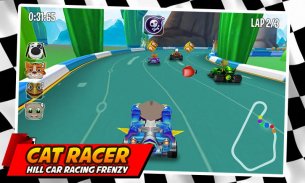 Cat Racing Fever 🏁 City Racing 3D Frenzy screenshot 4