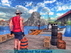 Big Fishing Ship Simulator 3D screenshot 1