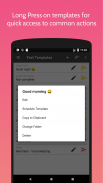 Text Templates - Templates and screenshot 6