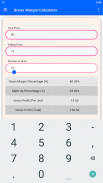 Calculadora de margen bruto screenshot 1