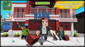 Blocky Dude Gangster Auto City screenshot 0