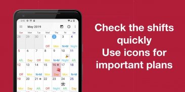 Shift Work Calendar screenshot 3