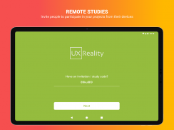 UXReality - one app instead of screenshot 1