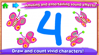 123 Draw🎨 Toddler counting for kids Drawing games screenshot 9