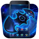 3D bat hero fidget spinner theme Icon