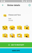 Cheese and Taco Stickers screenshot 2