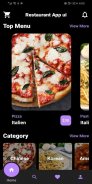 Restaurant UI Kit screenshot 1