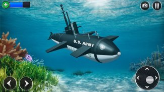 US Army Submarine Driving Military Transport Game screenshot 1