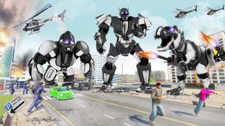 Dino Robot Car Transform Game screenshot 4