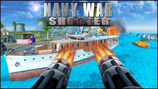 navy war shoot 3D - tirador de guerra artillero screenshot 2