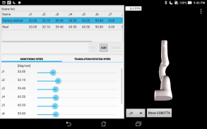 COBOTTA Parameter Tool screenshot 2