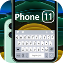Green Phone 11 Tema de teclado Icon