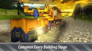 Demiryolu Binası Simülatörü - demiryolları inşa! screenshot 10
