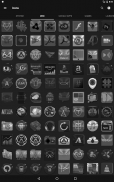 Black, Silver and Grey Icon Pack Free screenshot 15