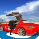 Intelligent Auto Fahren Schule 3D Flughafen Parken Icon