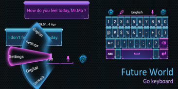 Future World Keyboard Theme screenshot 0