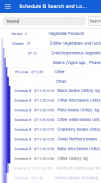 Schedule B & HS Classification screenshot 2