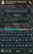 GO Keyboard ElectriColor Theme screenshot 1