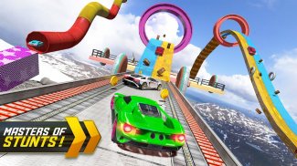 Mega Ramp Car Stunt: Impossible Car Race 3d screenshot 2