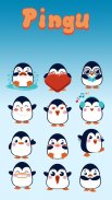 GO Keyboard Pingu Sticker screenshot 0