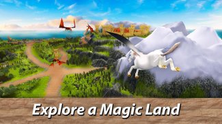 🦄🌈❤️ Pegasus Simulator: Flying 🐎 Horse Survival screenshot 9