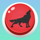 Wolf Howling Sound Button Icon