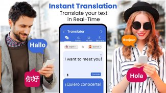 Tradutor e tradutor de voz screenshot 0