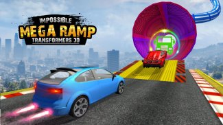 Impossible Mega Ramp Transformers 3D screenshot 1