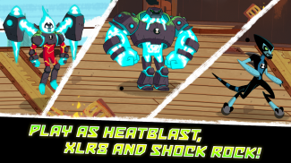 Ben 10 - Omnitrix Hero: Alienígenas vs Robots screenshot 3
